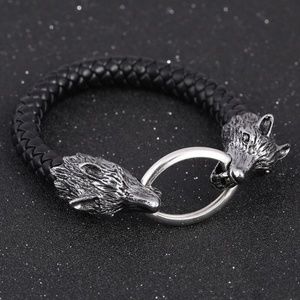Fenrir Viking Norse Pagan Wolf Bracelet Unisex NEW